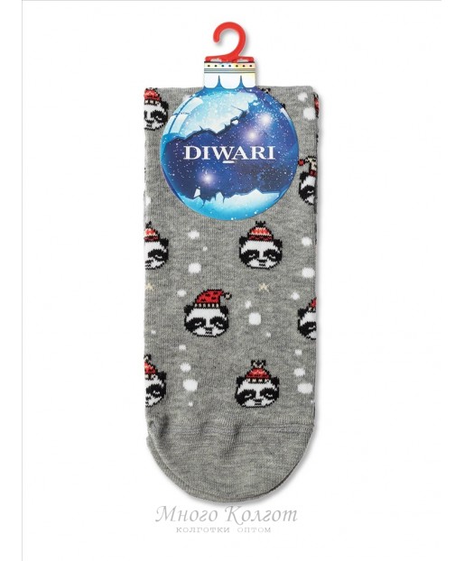 DIWARI Новогодние носки «Xmas panda» 20С-62СП-518